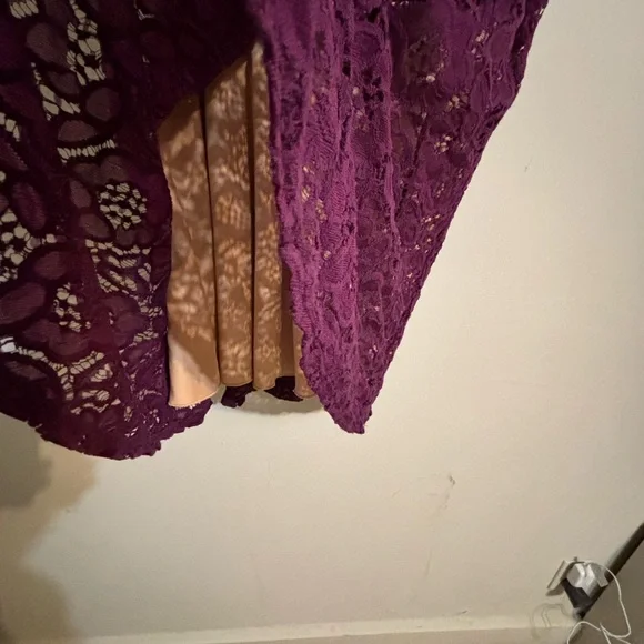 City Studio Purple Lace Dress - Picture 6 of 6